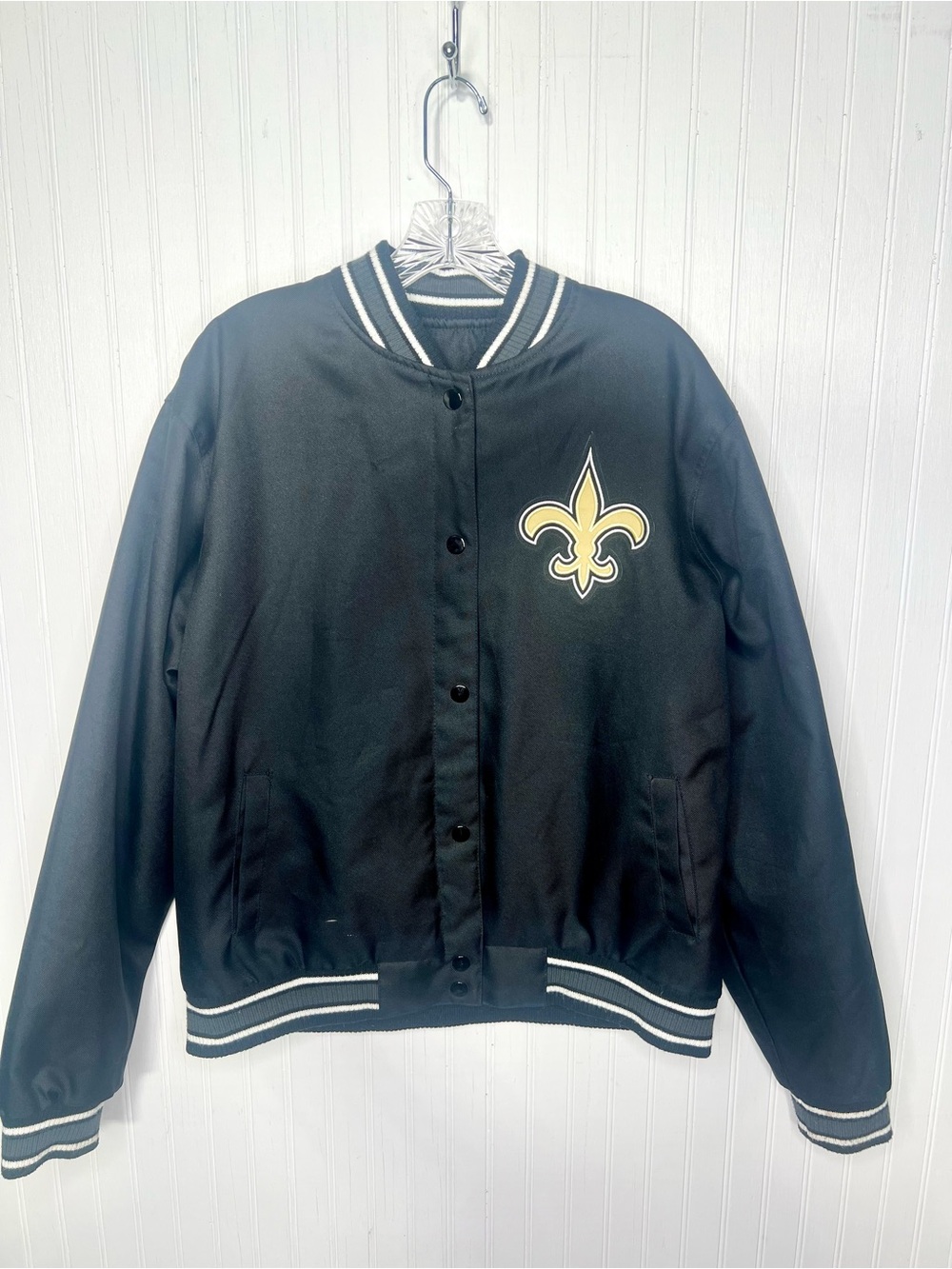 NFL Team Apparel Saints Varsity Jacket